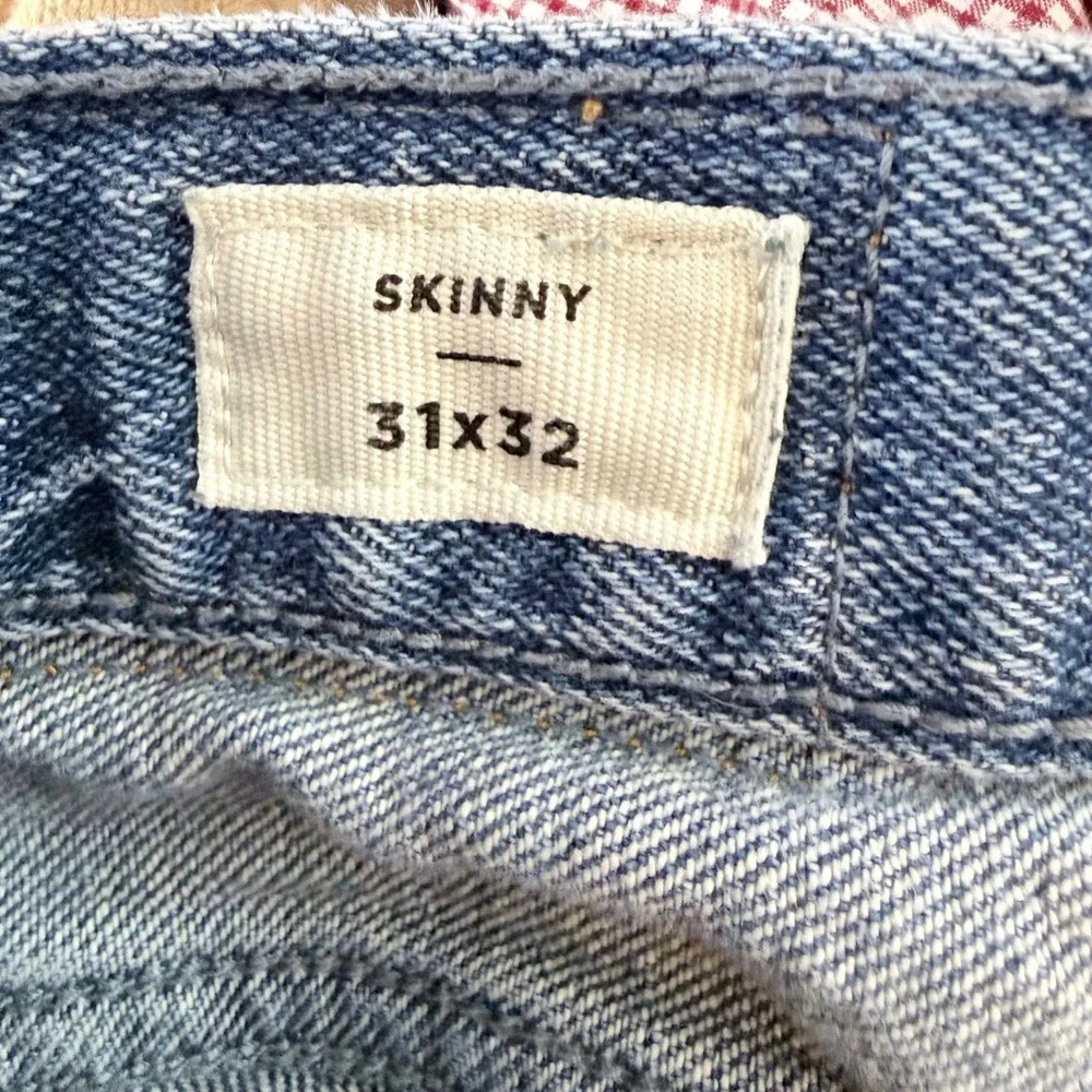 PacSun Skinny Jeans Light Wash Distressed Men Size‎ 31x32